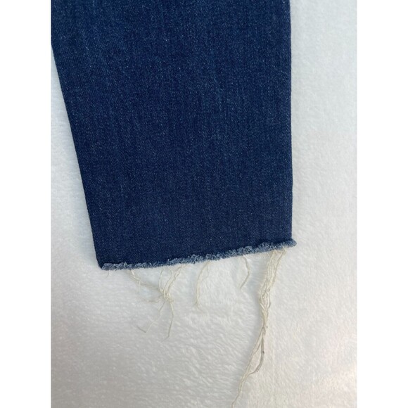 Re/Done Jeans Womens Size 25 Originals Denim Straight Skinny Raw Hem USA - Picture 8 of 12